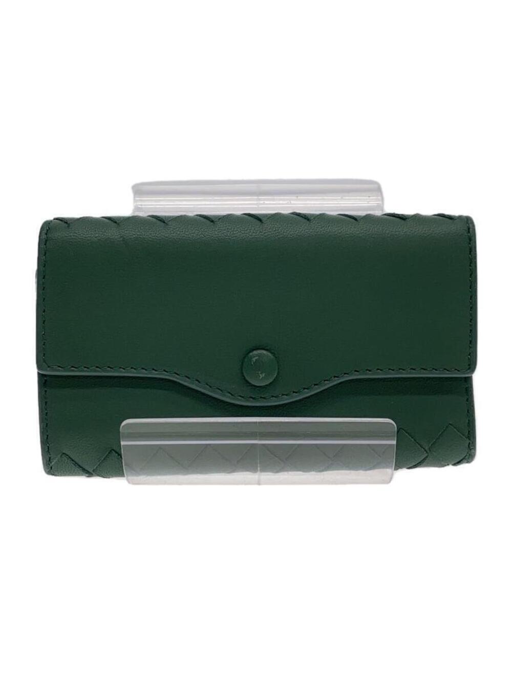 BOTTEGA VENETA Key Case Wallet Leather Green